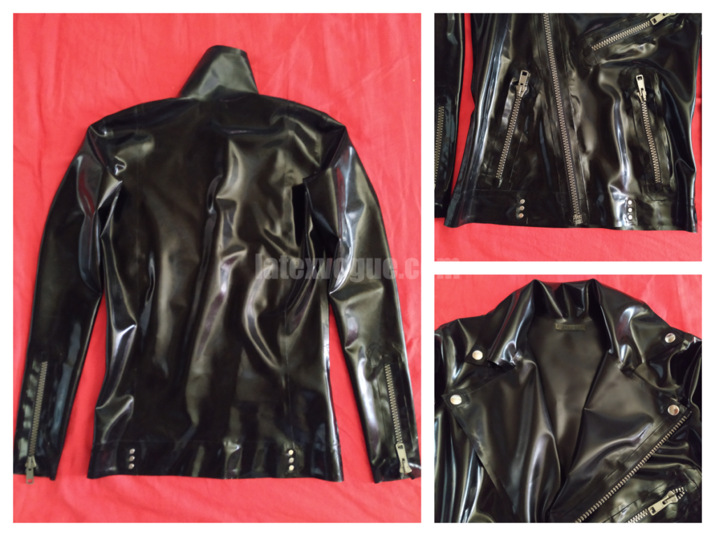 New custom made latex biker jacket | latex & rubber @ LatexVogue